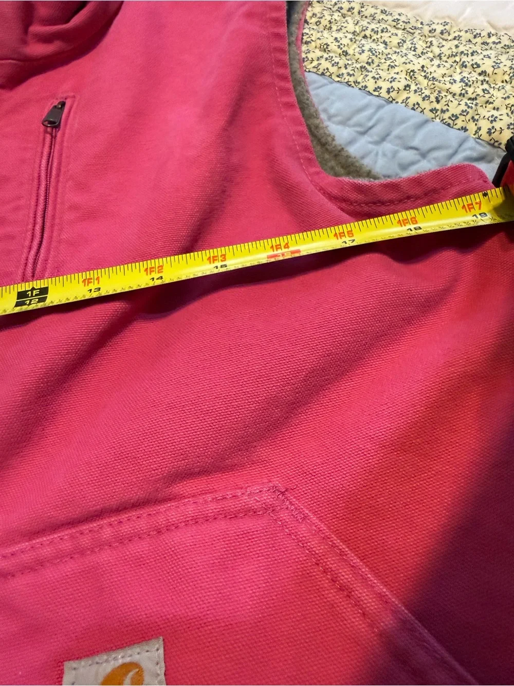 Women’s Vintage Rare Pink Carharrt Vest